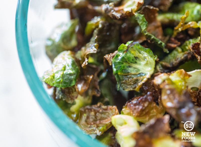 roasted brussels sprouts chips | the 52 new foods challenge | jennifer tyler lee