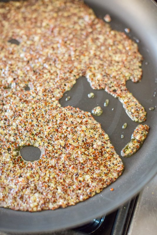 crispy quinoa | 52 new foods challenge | jennifer tyler lee | step 2
