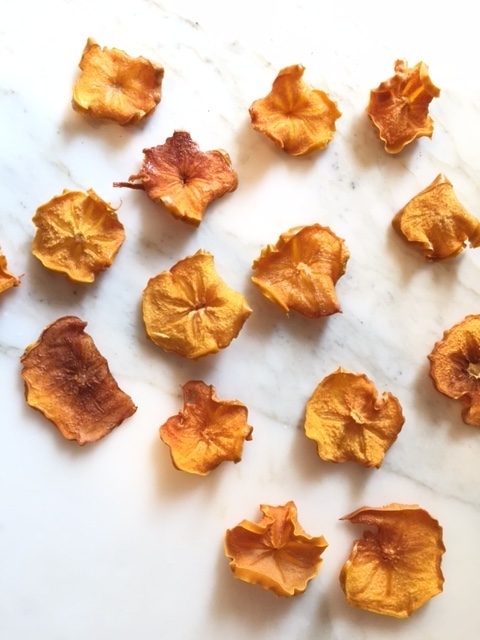 persimmon chips | 52 new foods challenge | jennifer tyler lee pinterest