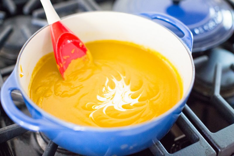 vegan sweet potato soup stir | 52 new foods challenge | jennifer tyler lee