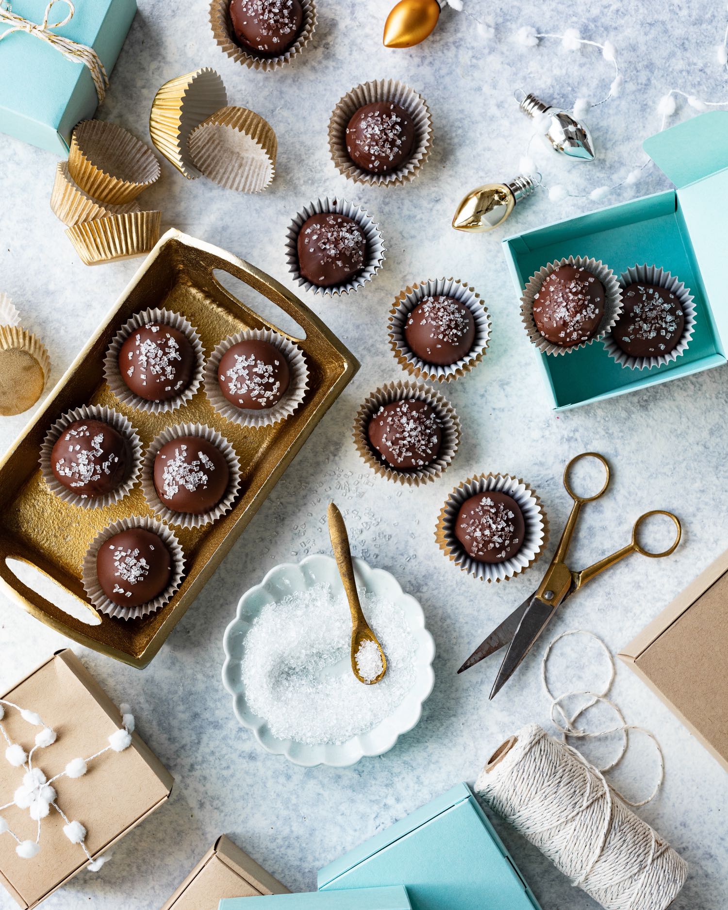 Holiday Chocolate Truffles | Low Sugar Holiday Cookies | Jennifer Tyler Lee