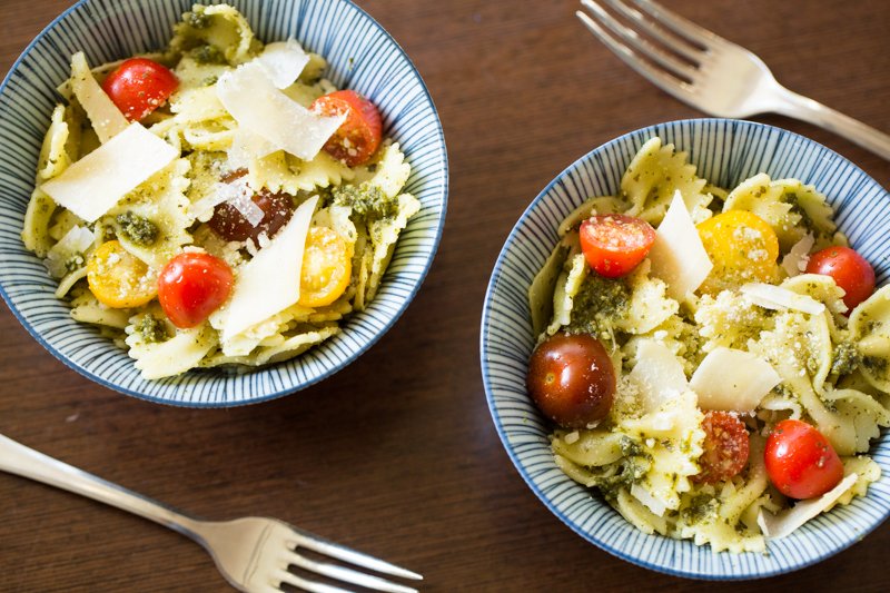 basil pesto recipe | the 52 new foods challenge | jennifer tyler lee | basil pesto pasta
