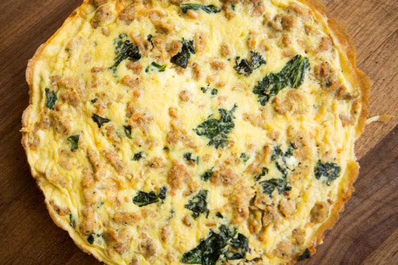 Frittata recipe | Kale and Sausage Frittata | 52 new foods challenge | Jennifer Tyler Lee | 2