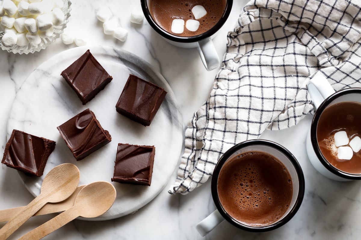 Homemade Hot Chocolate Blocks {Low Sugar}