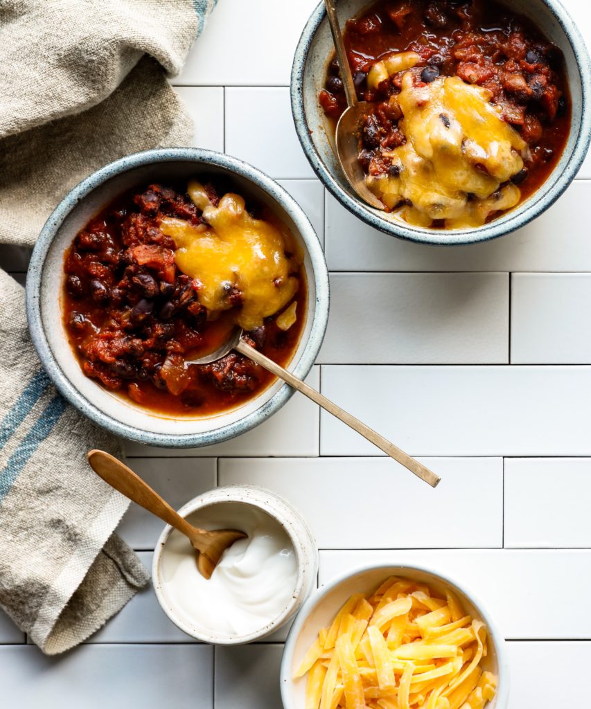 Black Bean Slow Cooker Chili