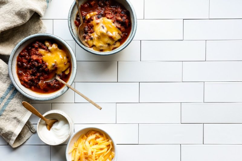 Black Bean Slow Cooker Chili {Low Carb} Jennifer Tyler Lee