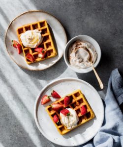 Pumpkin Spice Waffles | Half the Sugar All the Love | Jennifer Tyler Lee