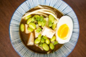 Miso soup with zucchini noodles | Jennifer Tyler Lee