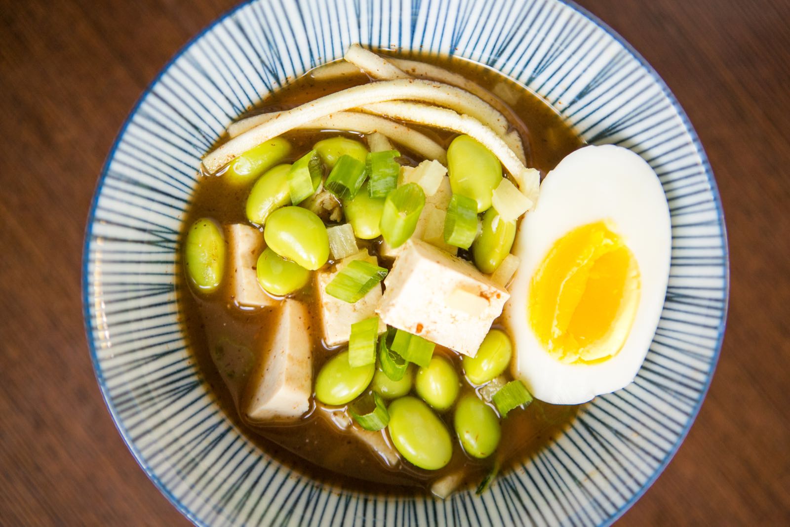 Miso soup with zucchini noodles | Jennifer Tyler Lee