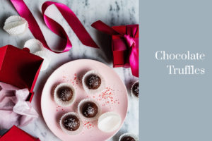 Chocolate Truffles | Half the Sugar All the Love | Jennifer Tyler Lee | Title Image