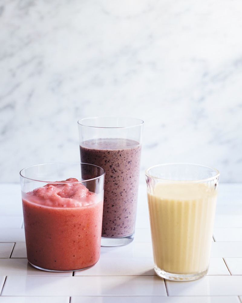 Strawberry-Peach Smoothie | Jennifer Tyler Lee | Half the Sugar All the Love