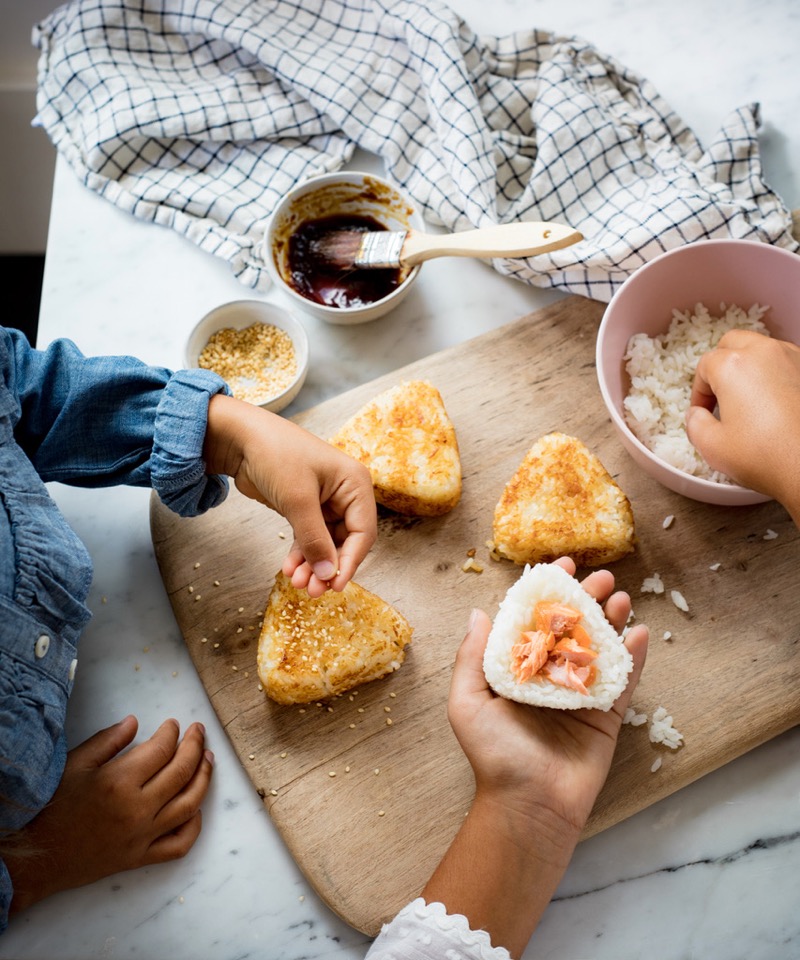 salmon yaki onigiri | Jennifer Tyler Lee | Half the Sugar All the Love