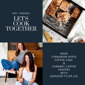 Jennifer Tyler Lee Cinnamon-Apple Coffee Cake Cooking Class