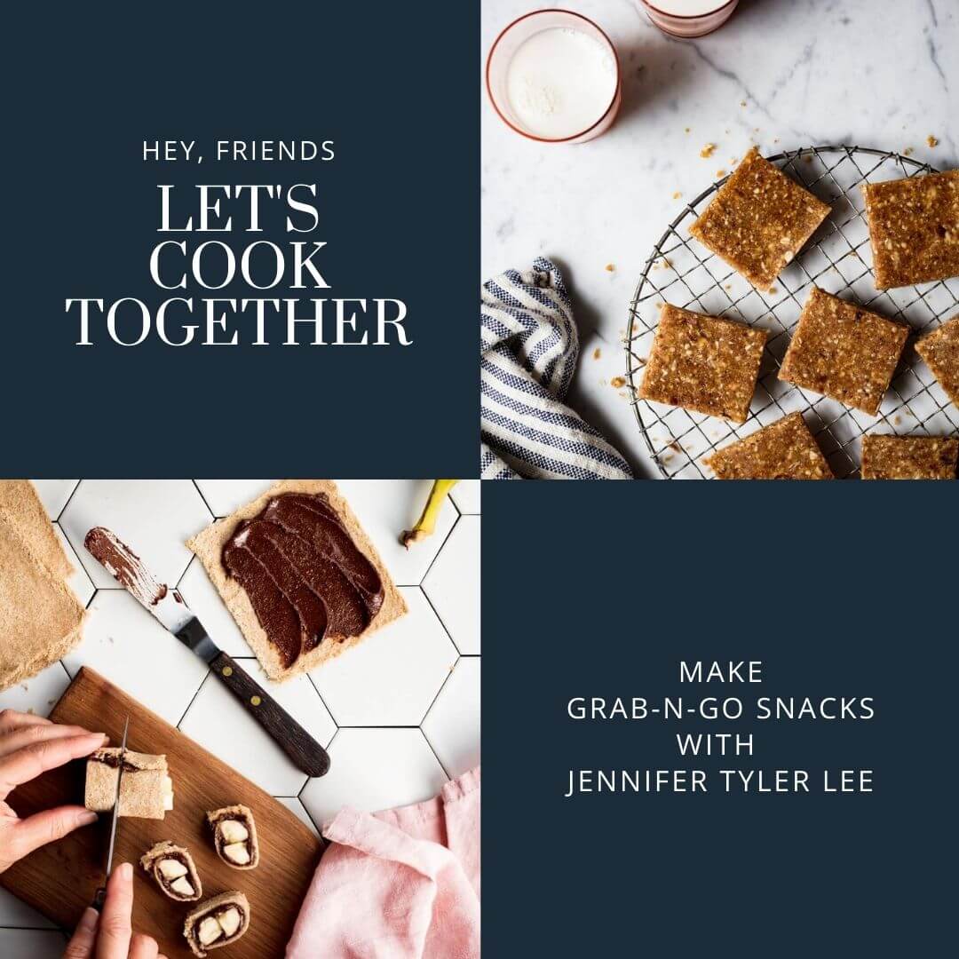Grab-n-go snacks virtual cooking class | Jennifer Tyler Lee Grab-n-go snacks virtual cooking class | Jennifer Tyler Lee