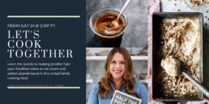 Virtual Cooking Class | Ice Cream Making Class Social Card | Jennifer Tyler Lee