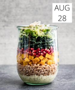 Teaser Fall Harvest Mason Jar Salad Virtual Cooking Class | Jennifer Tyler Lee