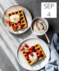 Teaser Pumpkin Spice Waffles Virtual Cooking Class | JENNIFER TYLER LEE